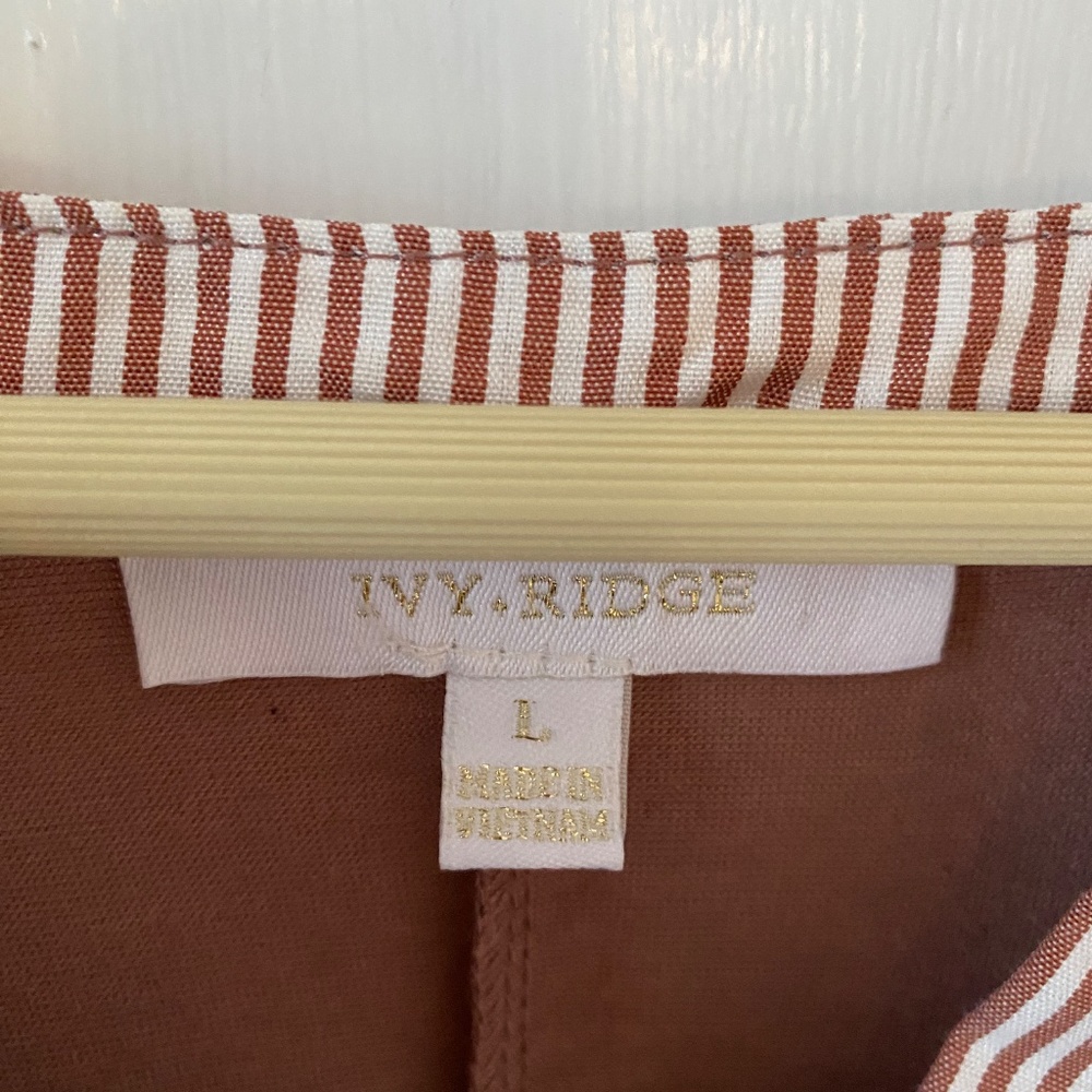 IVY & RIDGE DUSTY ROSE L TOP - Picture 3 of 3